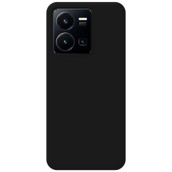 Funda Silicona Líquida Ultra Suave para Vivo Y35 / Y22s color Negra 2