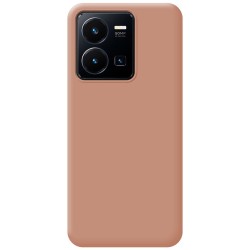 Funda Silicona Líquida Ultra Suave para Vivo Y35 / Y22s color Rosa 2