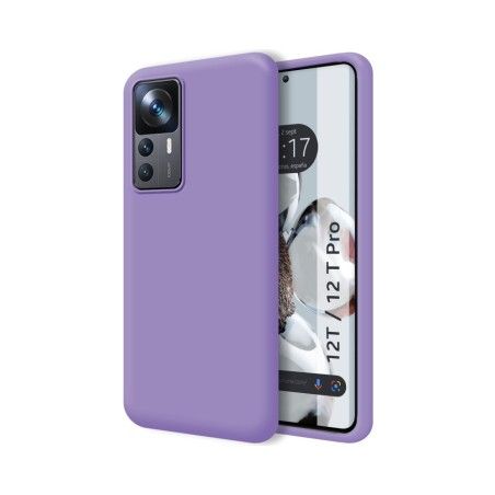 Funda Silicona Líquida Ultra Suave para Xiaomi 12T / 12T Pro 5G color Morada