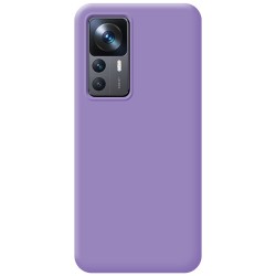 Funda Silicona Líquida Ultra Suave para Xiaomi 12T / 12T Pro 5G color Morada 2