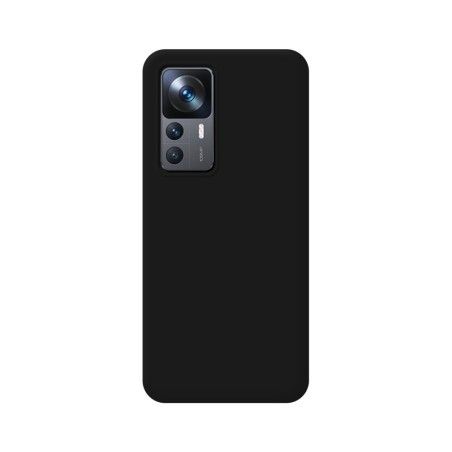 Funda Silicona Líquida Ultra Suave para Xiaomi 12T / 12T Pro 5G color Negra