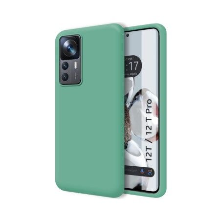 Funda Silicona Líquida Ultra Suave para Xiaomi 12T / 12T Pro 5G color Verde