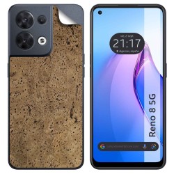 Pegatina Vinilo Autoadhesiva Textura Corcho para Oppo Reno 8 5G
