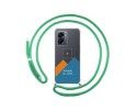 Personaliza tu Funda Colgante Transparente para Oppo A77 5G con Cordon Verde Agua Dibujo Personalizada