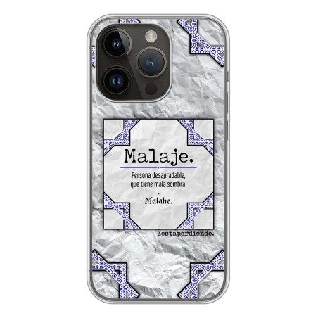 Funda Silicona diseño ZestaPerdiendo diseño Malaje