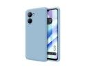 Funda Silicona Líquida Ultra Suave para Realme C33 color Azul