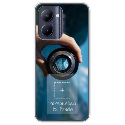 Personaliza tu Funda Silicona Gel Tpu Transparente con tu Fotografia para Realme C33 Dibujo Personalizada