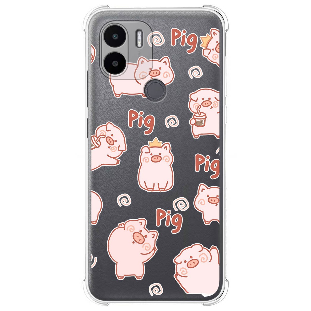 Funda Silicona Antigolpes para Xiaomi Redmi A1 Plus diseño Cerdos Dibujos