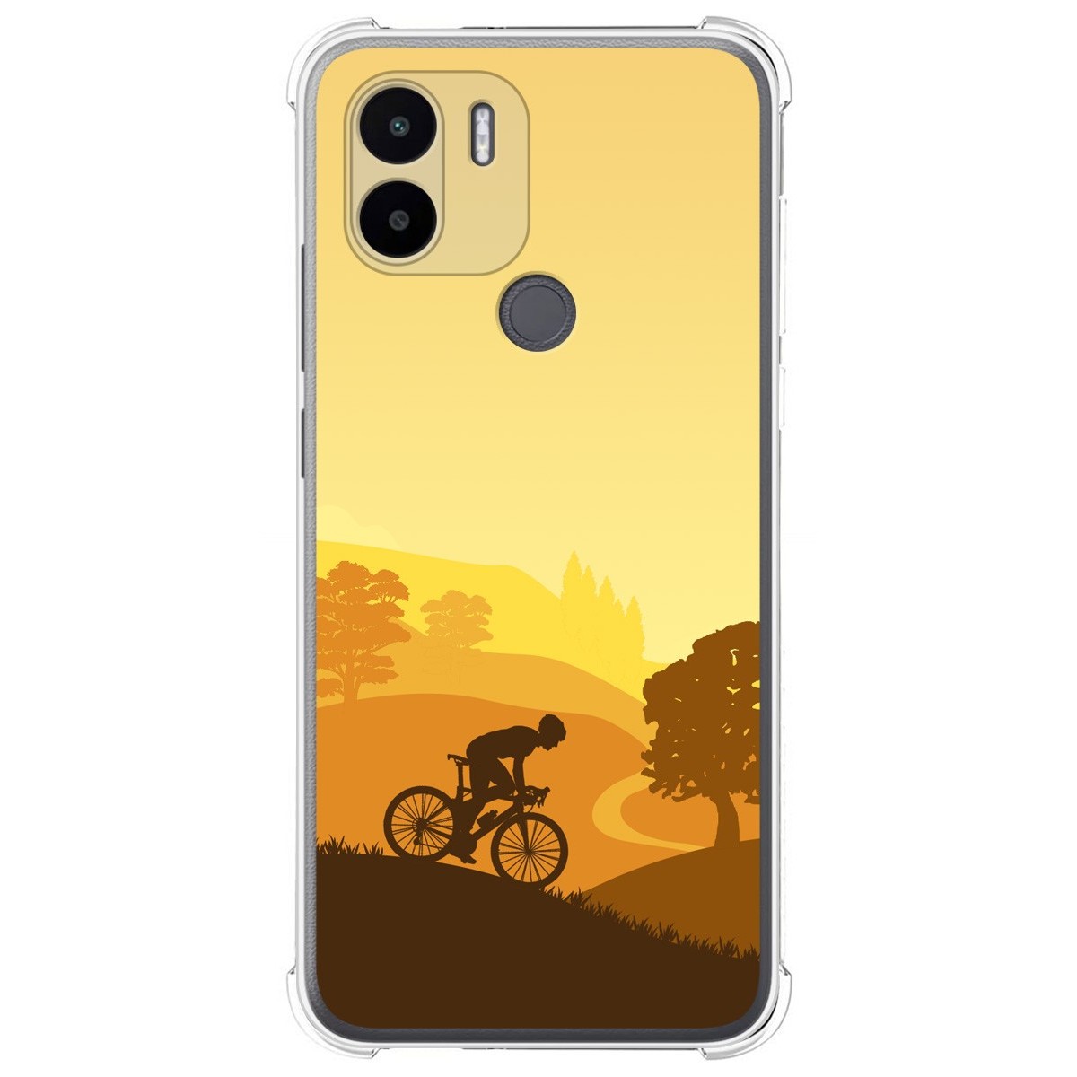 Funda Silicona Antigolpes para Xiaomi Redmi A1 Plus diseño Ciclista Dibujos