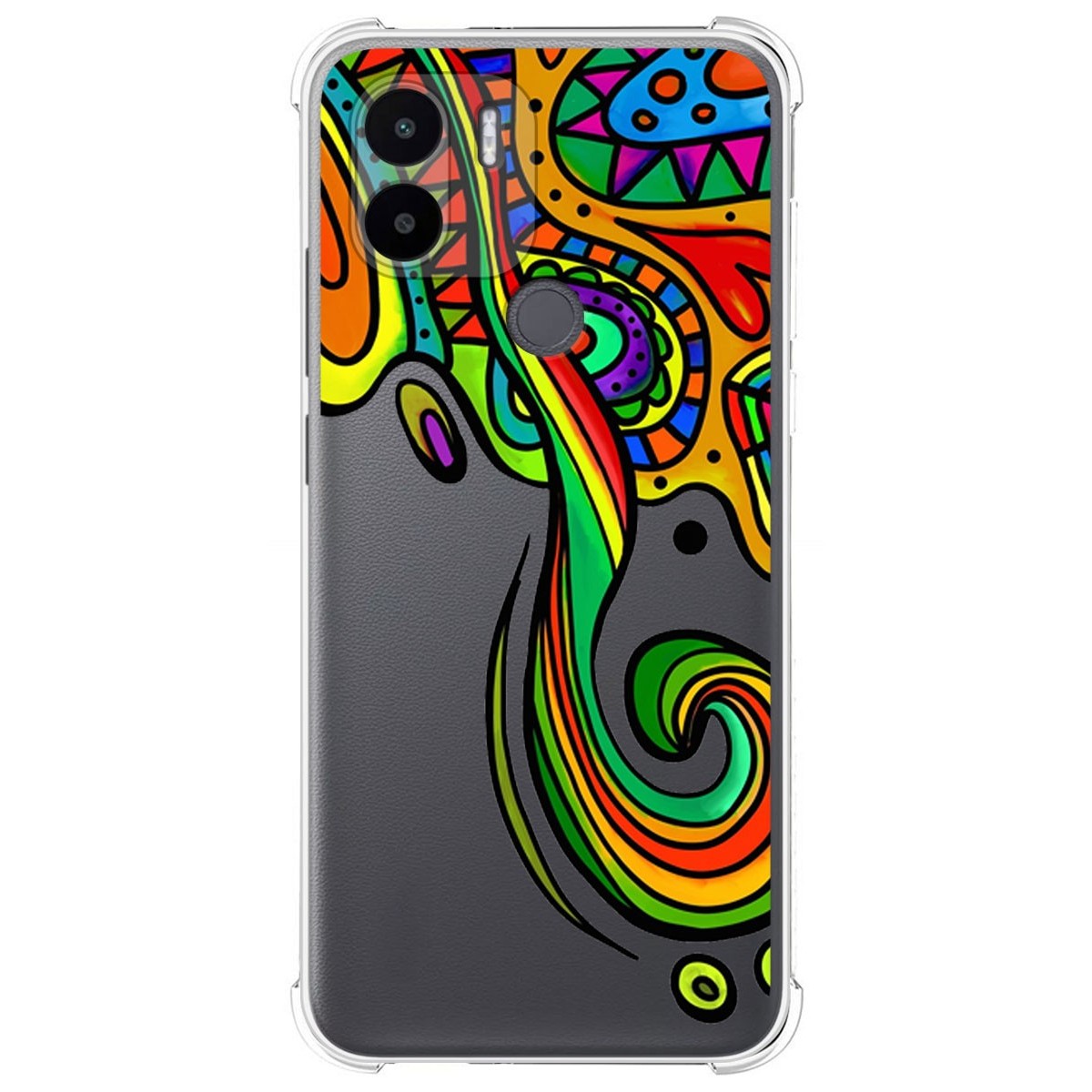 Funda Silicona Antigolpes para Xiaomi Redmi A1 Plus diseño Colores Dibujos