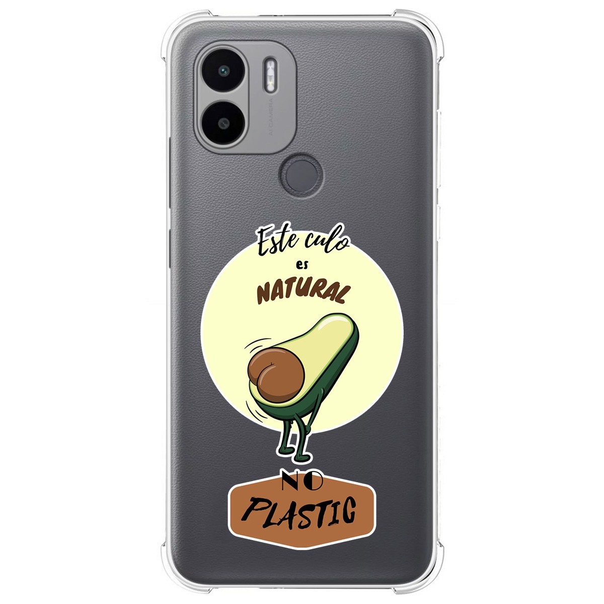 Funda Silicona Antigolpes para Xiaomi Redmi A1 Plus diseño Culo Natural Dibujos