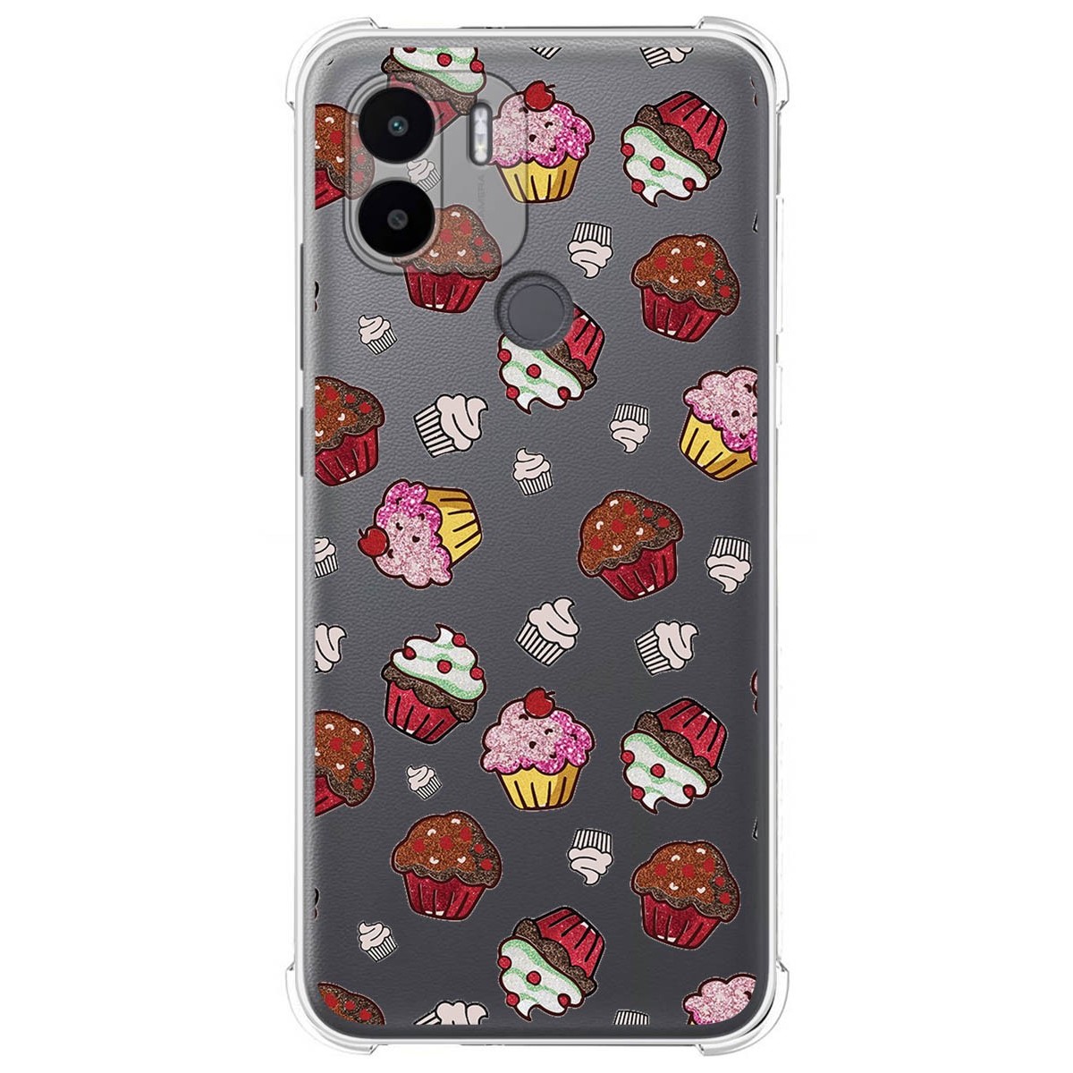Funda Silicona Antigolpes para Xiaomi Redmi A1 Plus diseño Muffins Dibujos