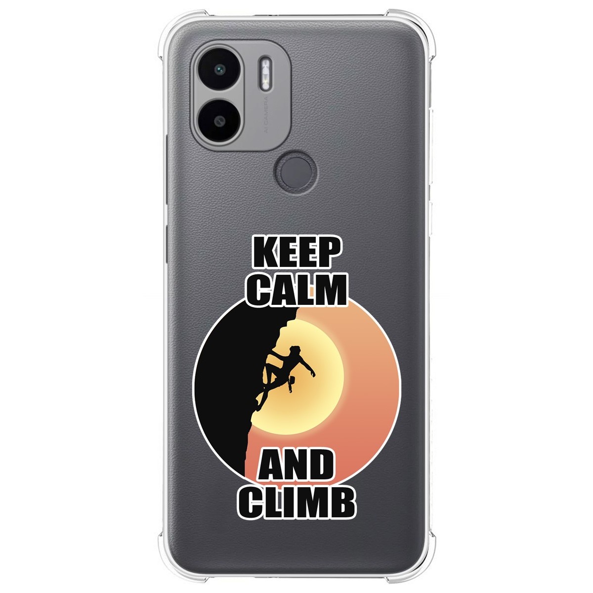 Funda Silicona Antigolpes para Xiaomi Redmi A1 Plus diseño Mujer Escalada Dibujos