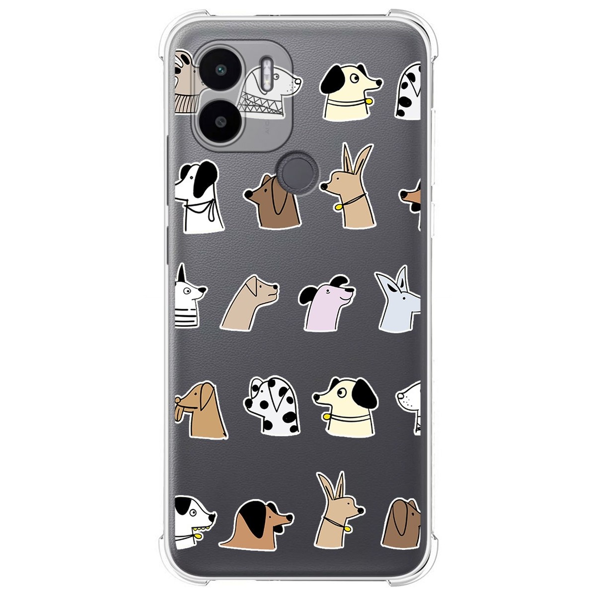 Funda Silicona Antigolpes para Xiaomi Redmi A1 Plus diseño Perros Dibujos