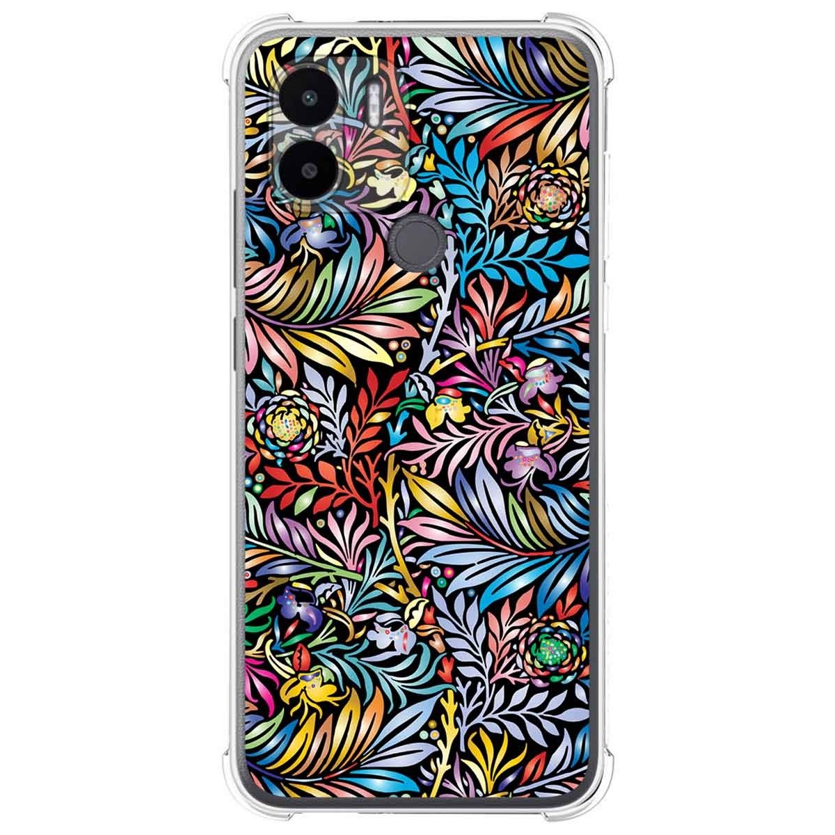 Funda Silicona Antigolpes para Xiaomi Redmi A1 Plus diseño Flores 04 Dibujos