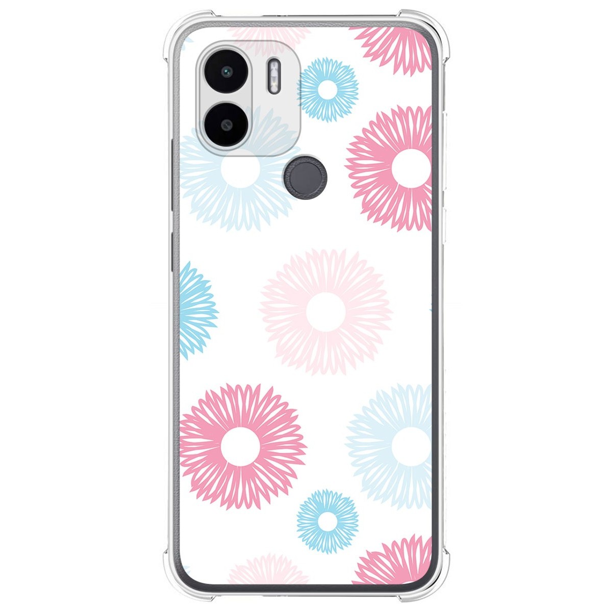 Funda Silicona Antigolpes para Xiaomi Redmi A1 Plus diseño Flores 06 Dibujos