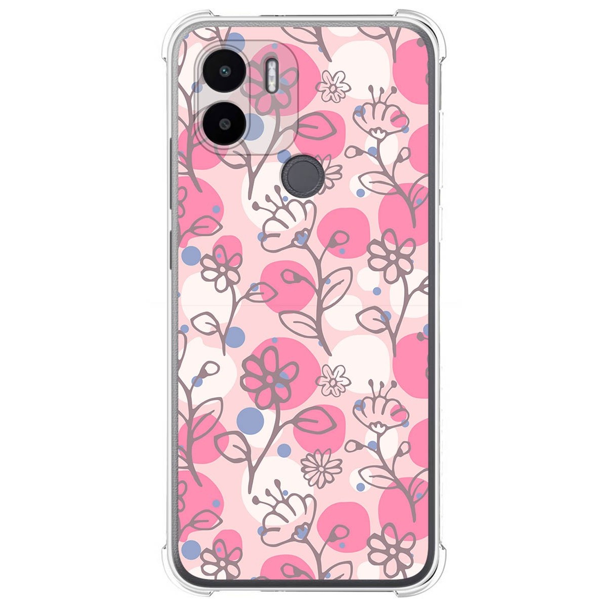 Funda Silicona Antigolpes para Xiaomi Redmi A1 Plus diseño Flores 07 Dibujos
