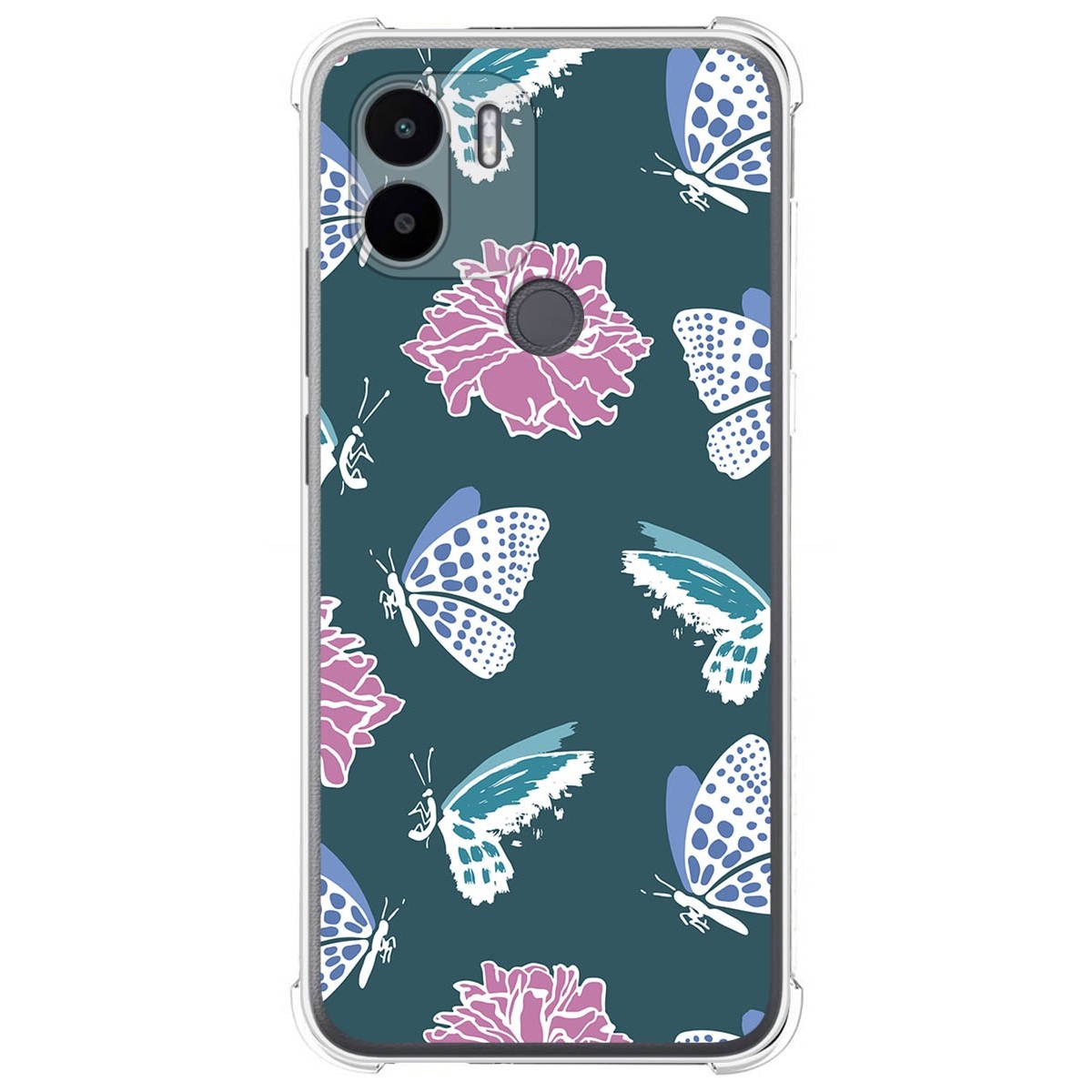 Funda Silicona Antigolpes para Xiaomi Redmi A1 Plus diseño Flores 10 Dibujos