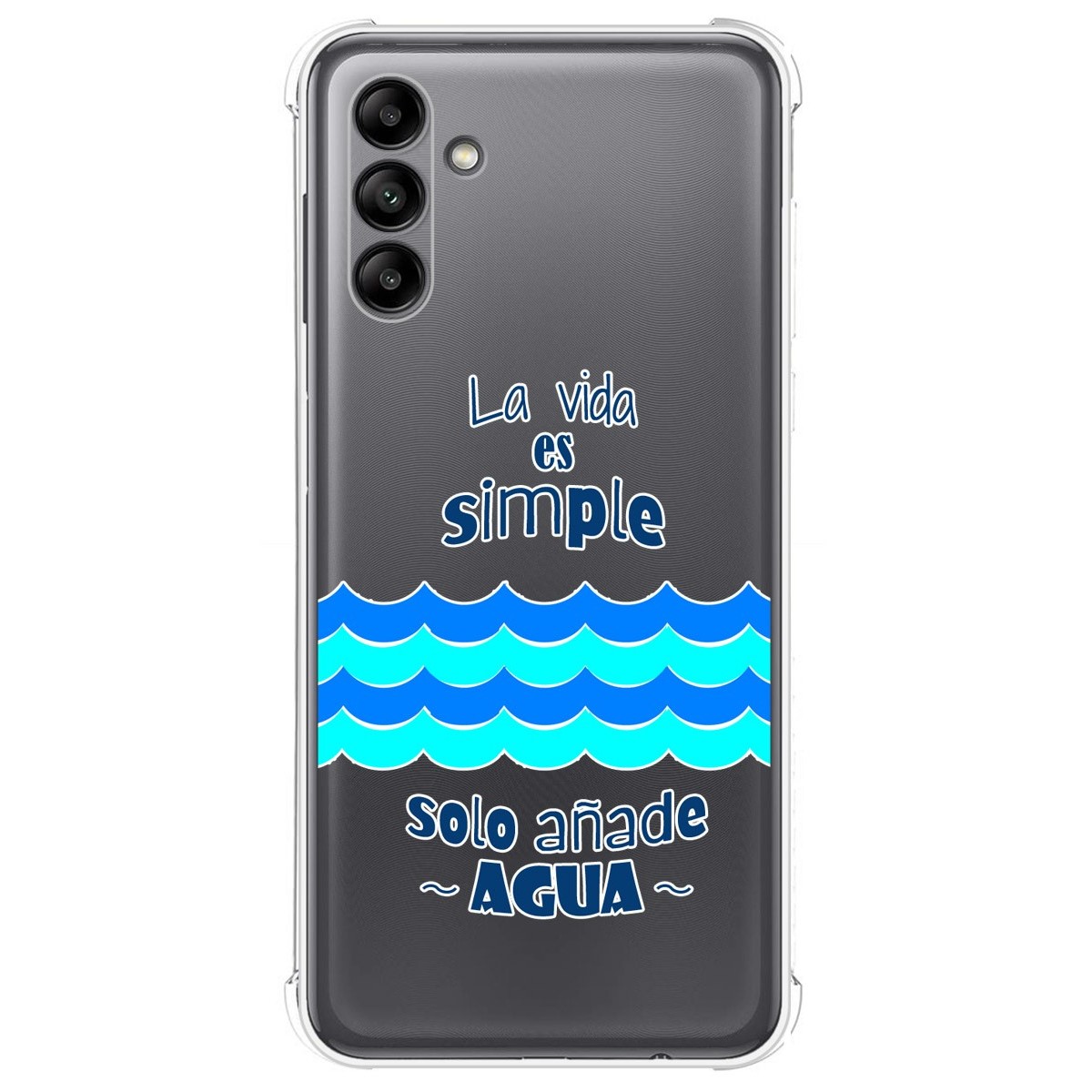 Funda Silicona Antigolpes para Samsung Galaxy A04s diseño Agua Dibujos