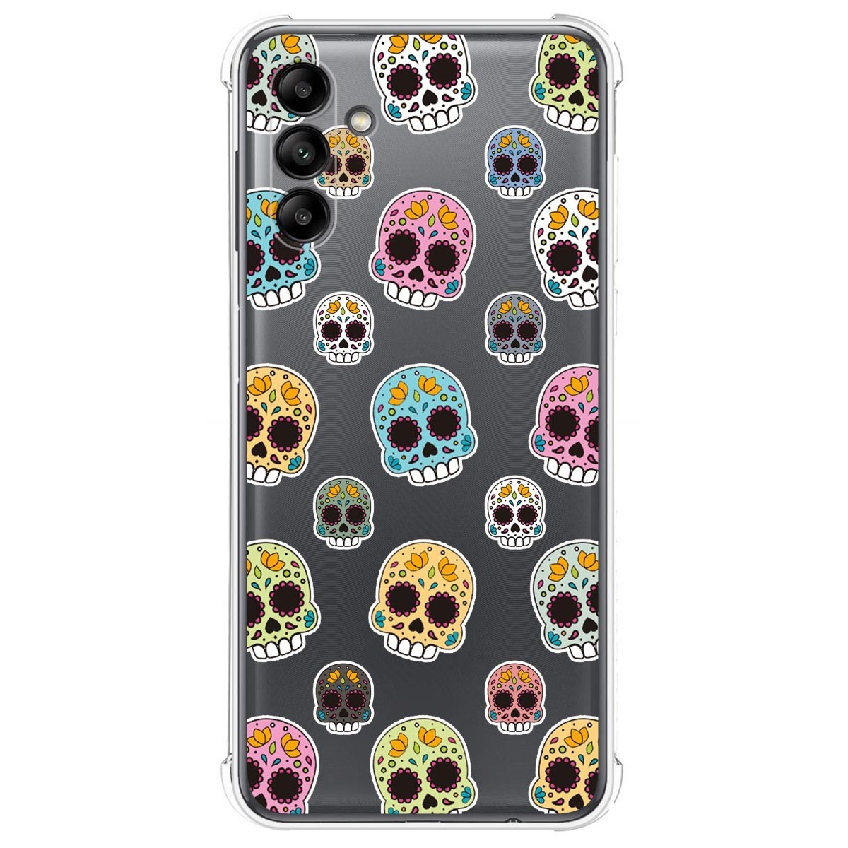 Funda Silicona Antigolpes para Samsung Galaxy A04s diseño Catrina Dibujos
