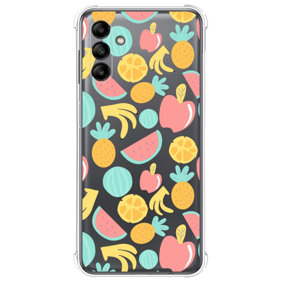 Funda Silicona Antigolpes para Samsung Galaxy A04s diseño Frutas 02 Dibujos
