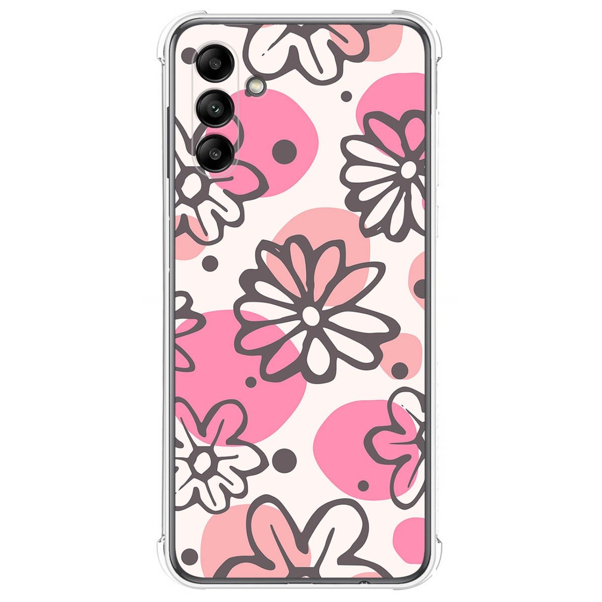 Funda Silicona Antigolpes para Samsung Galaxy A04s diseño Flores 09 Dibujos
