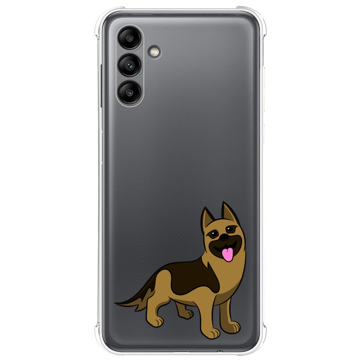 Funda Silicona Antigolpes para Samsung Galaxy A04s diseño Perros 03 Dibujos