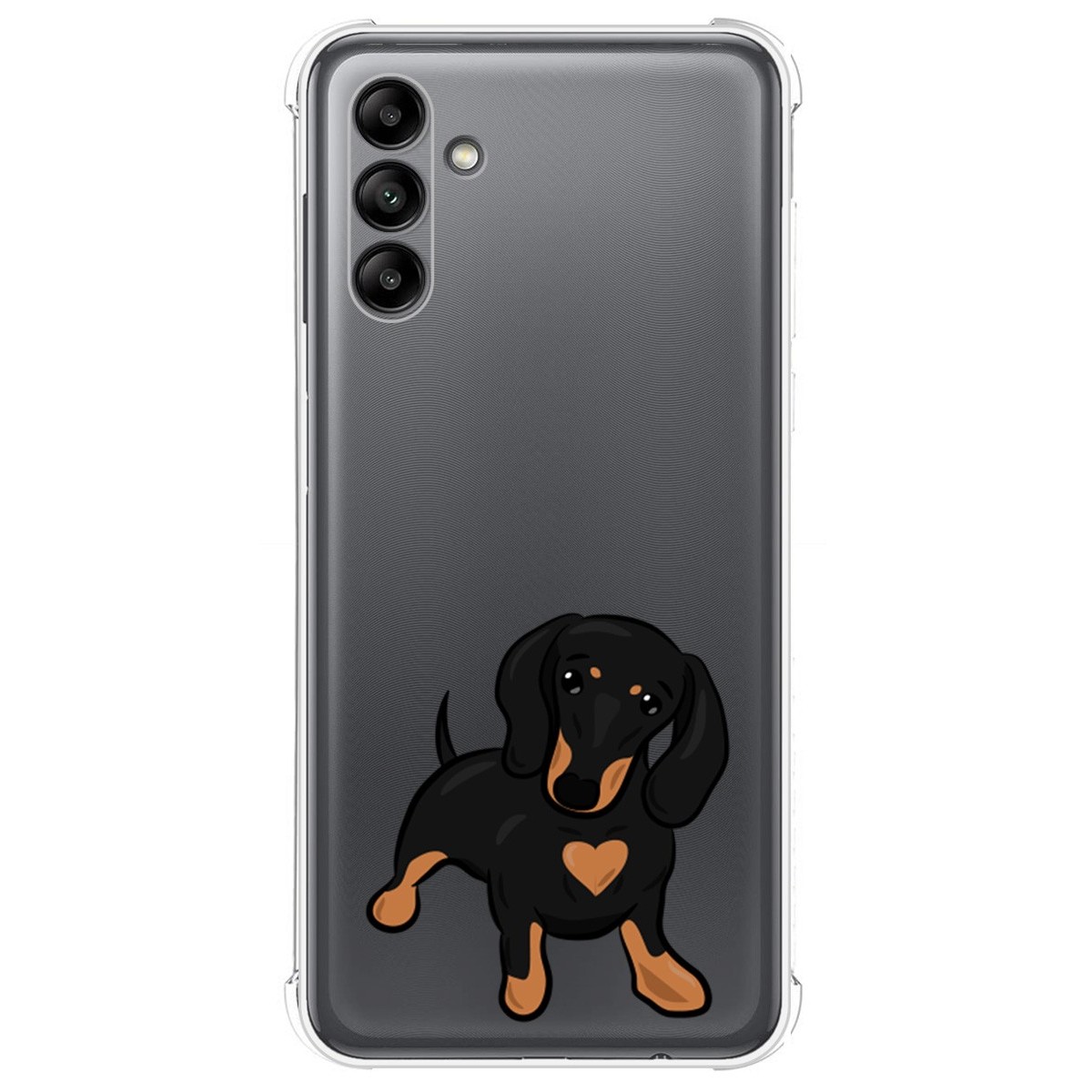 Funda Silicona Antigolpes para Samsung Galaxy A04s diseño Perros 04 Dibujos