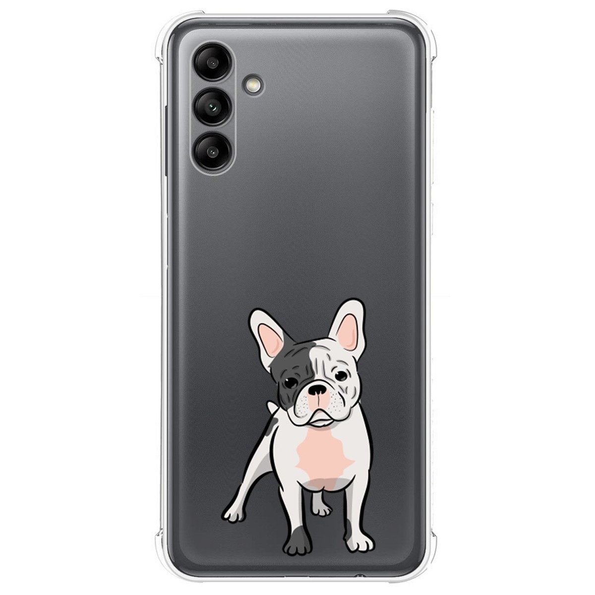 Funda Silicona Antigolpes para Samsung Galaxy A04s diseño Perros 06 Dibujos