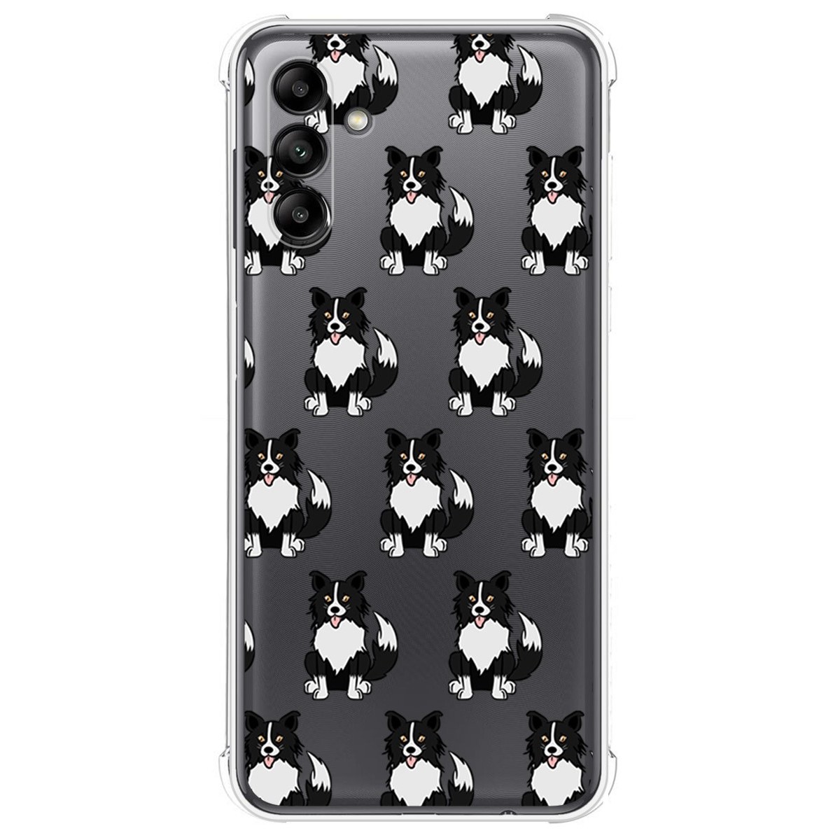 Funda Silicona Antigolpes para Samsung Galaxy A04s diseño Perros 07 Dibujos