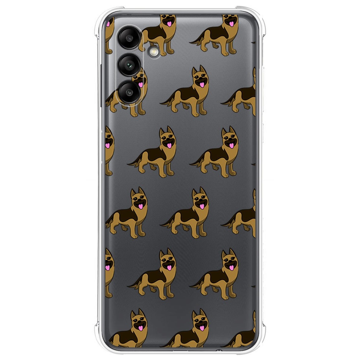 Funda Silicona Antigolpes para Samsung Galaxy A04s diseño Perros 09 Dibujos