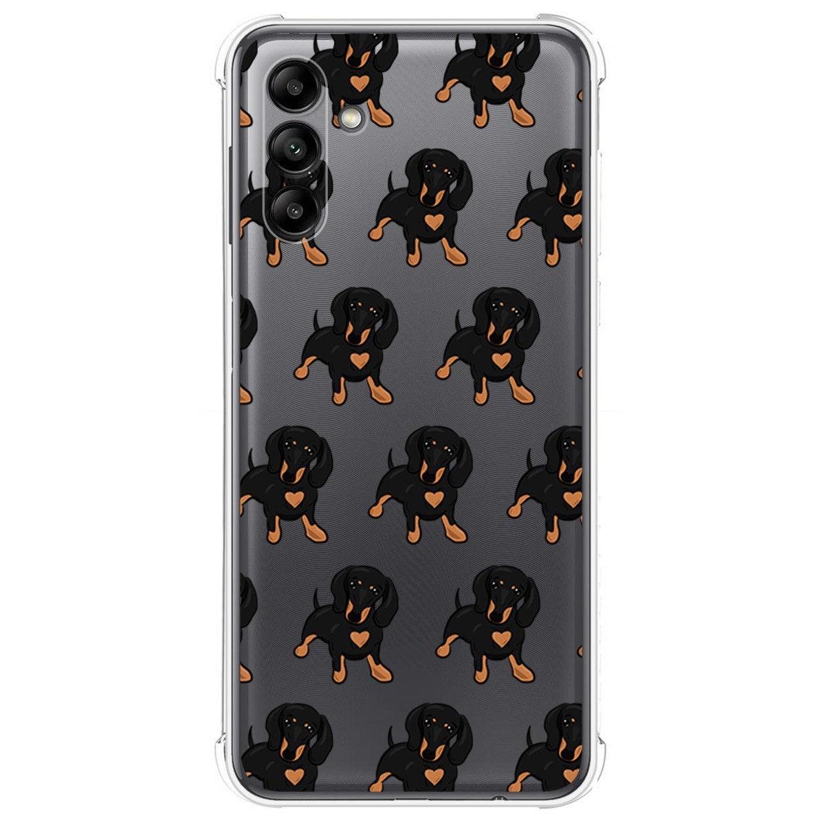 Funda Silicona Antigolpes para Samsung Galaxy A04s diseño Perros 10 Dibujos