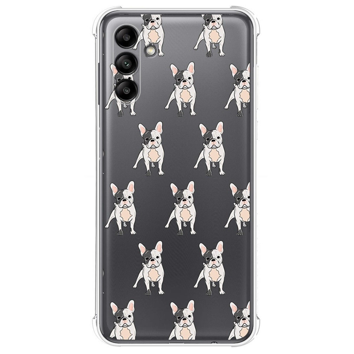 Funda Silicona Antigolpes para Samsung Galaxy A04s diseño Perros 12 Dibujos