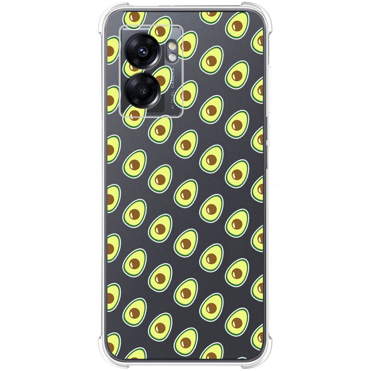 Funda Silicona Antigolpes para Oppo A77 5G diseño Aguacate Dibujos