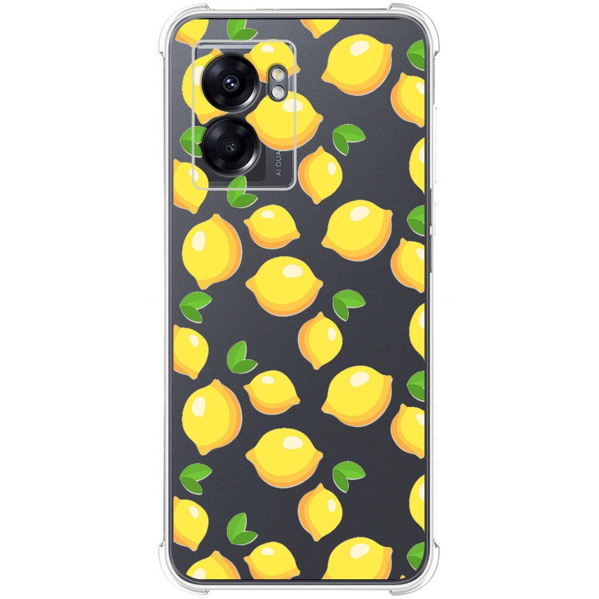Funda Silicona Antigolpes para Oppo A77 5G diseño Limones Dibujos