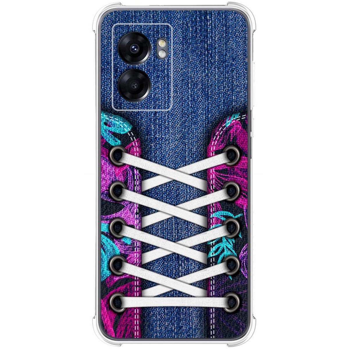 Funda Silicona Antigolpes para Oppo A77 5G diseño Zapatillas 06 Dibujos