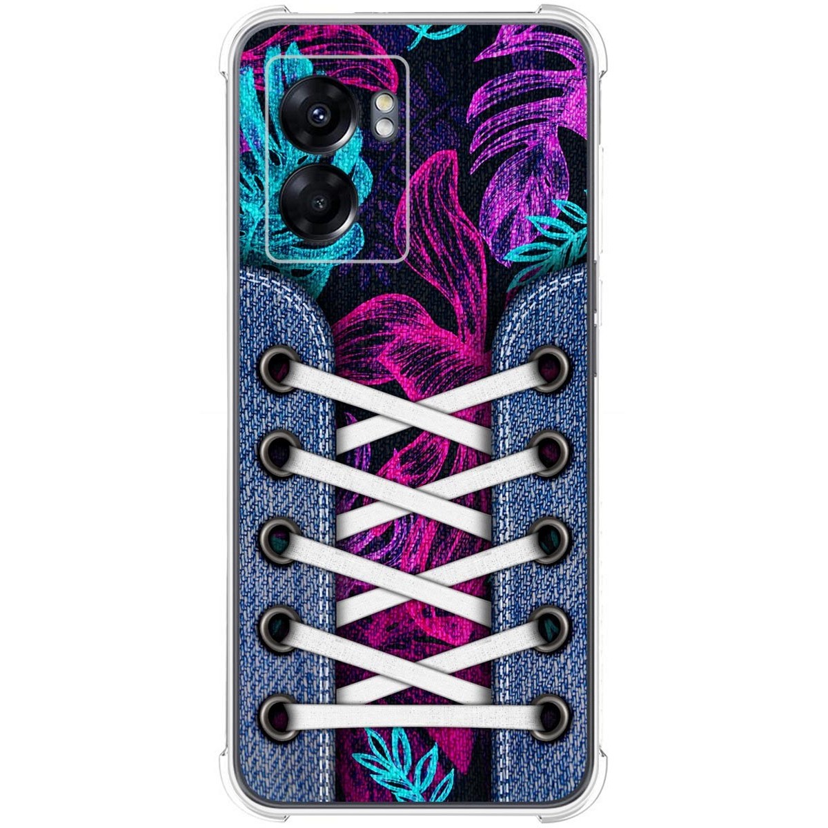 Funda Silicona Antigolpes para Oppo A77 5G diseño Zapatillas 07 Dibujos