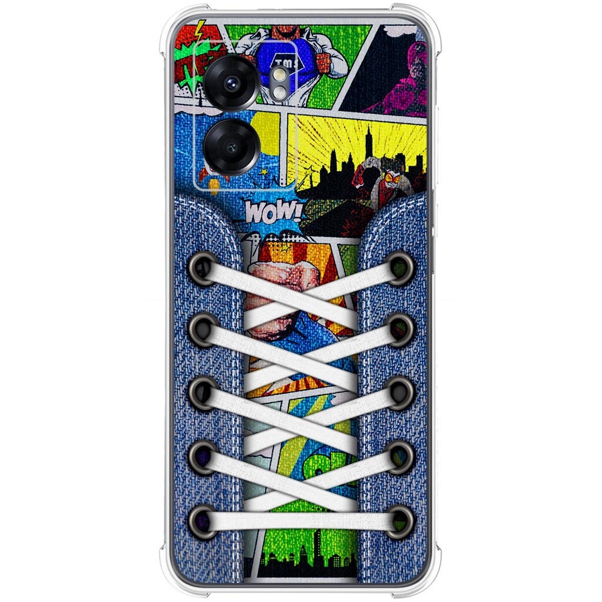 Funda Silicona Antigolpes para Oppo A77 5G diseño Zapatillas 14 Dibujos