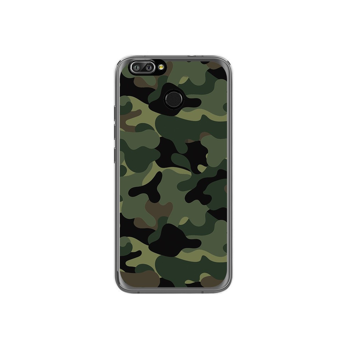 Funda Gel Tpu para Oukitel U22 Diseño Camuflaje Dibujos