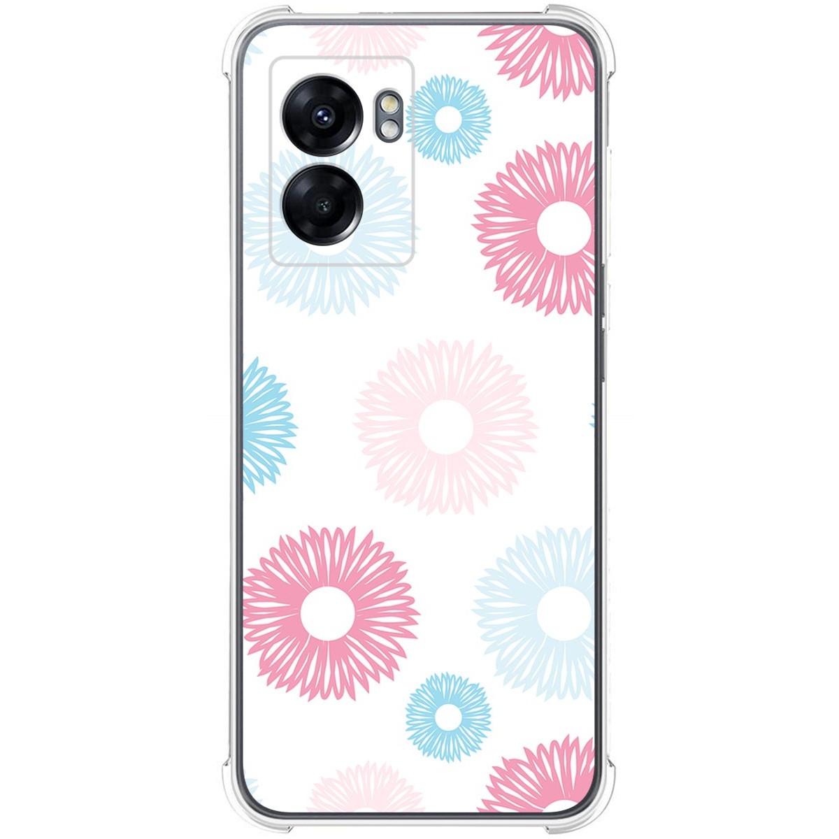 Funda Silicona Antigolpes para Oppo A77 5G diseño Flores 06 Dibujos