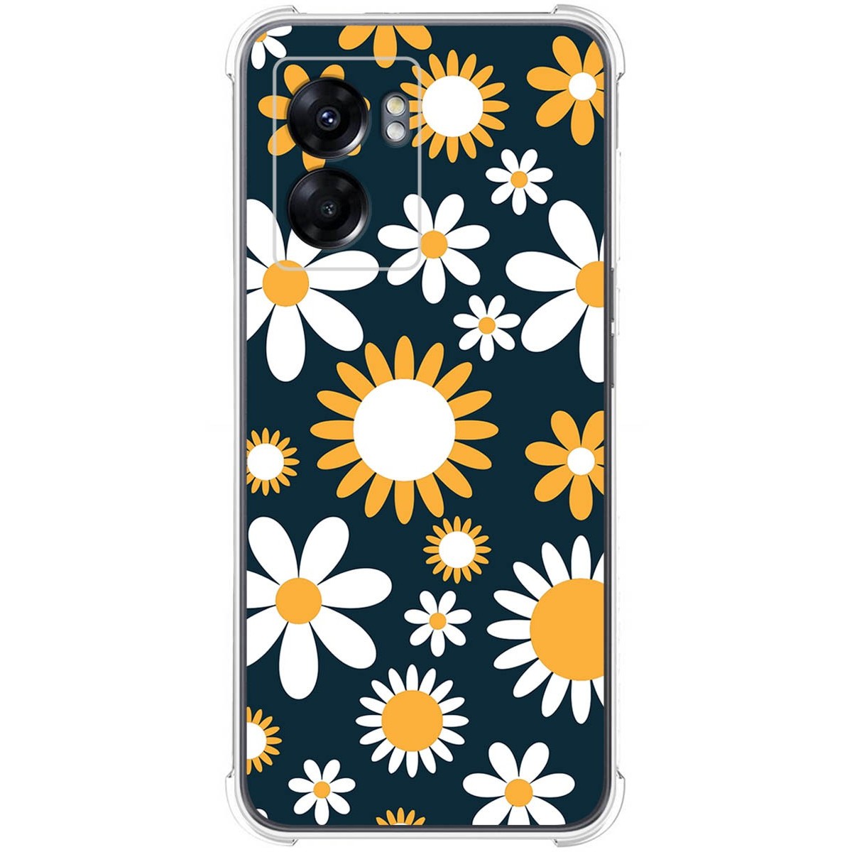Funda Silicona Antigolpes para Oppo A77 5G diseño Flores 08 Dibujos