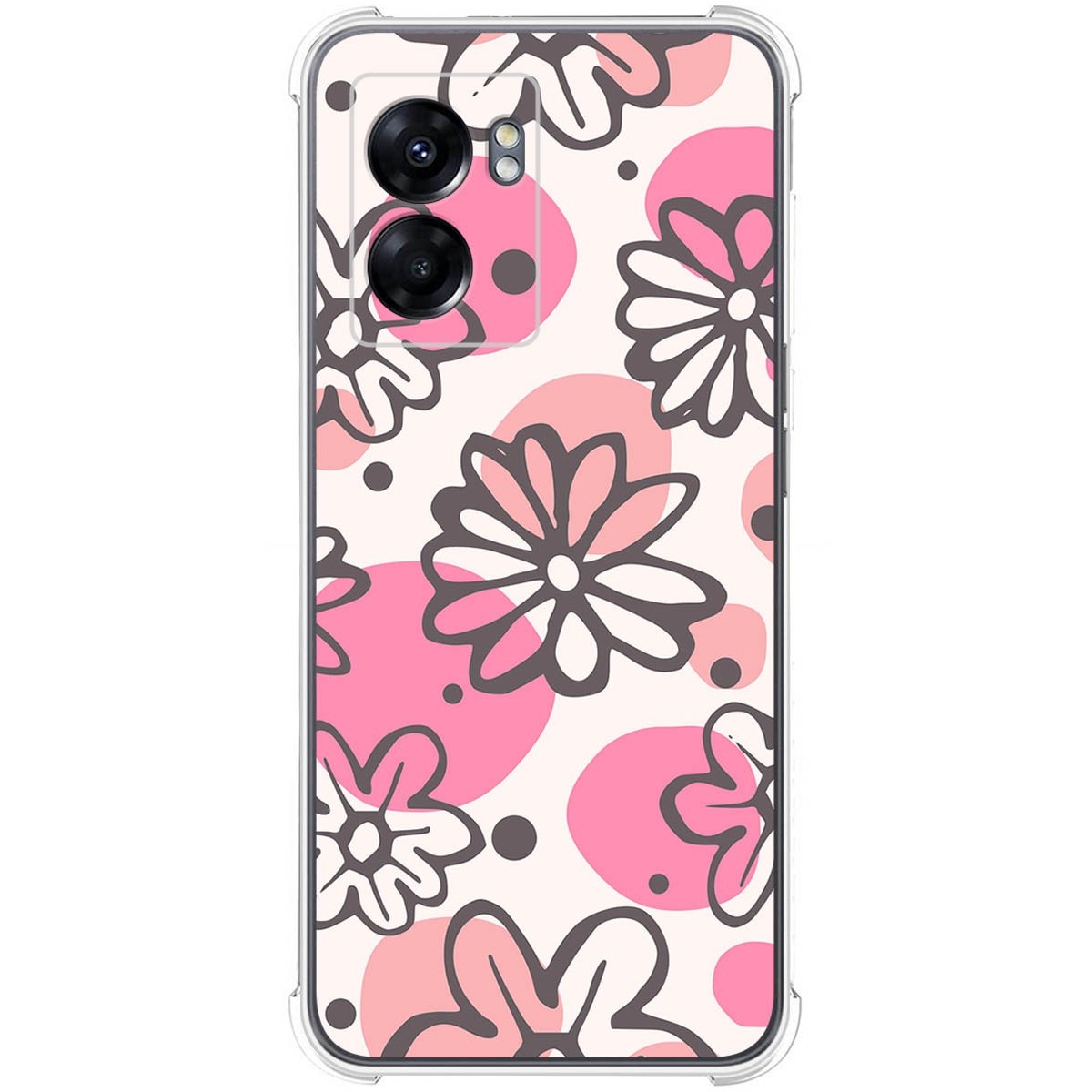 Funda Silicona Antigolpes para Oppo A77 5G diseño Flores 09 Dibujos