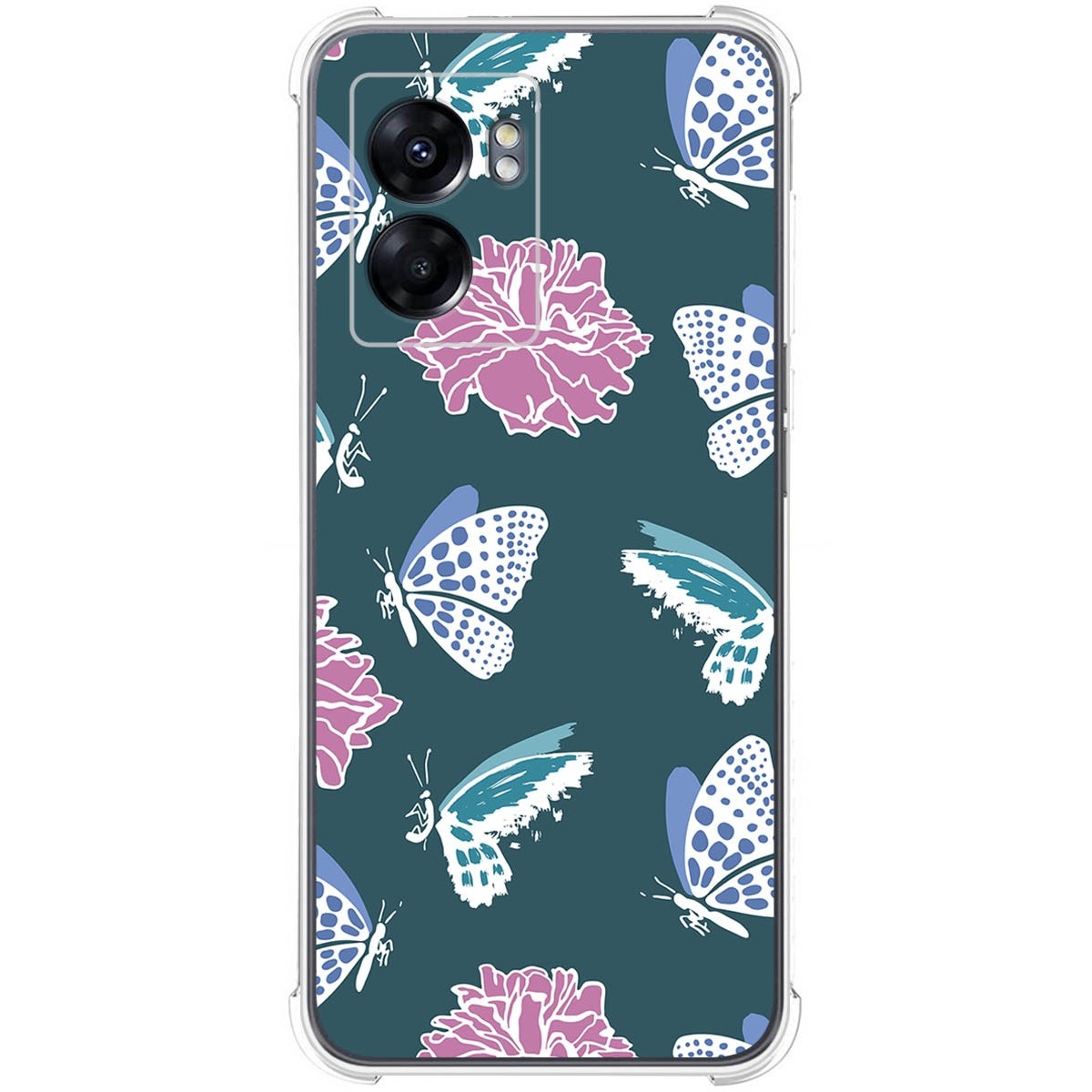 Funda Silicona Antigolpes para Oppo A77 5G diseño Flores 10 Dibujos