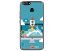 Funda Gel Tpu para Oukitel U22 Diseño Cohete Dibujos