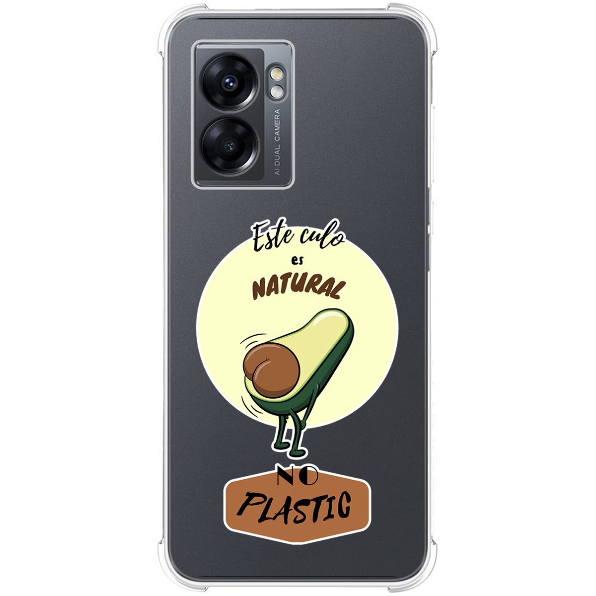 Funda Silicona Antigolpes para Realme Narzo 50 5G diseño Culo Natural Dibujos