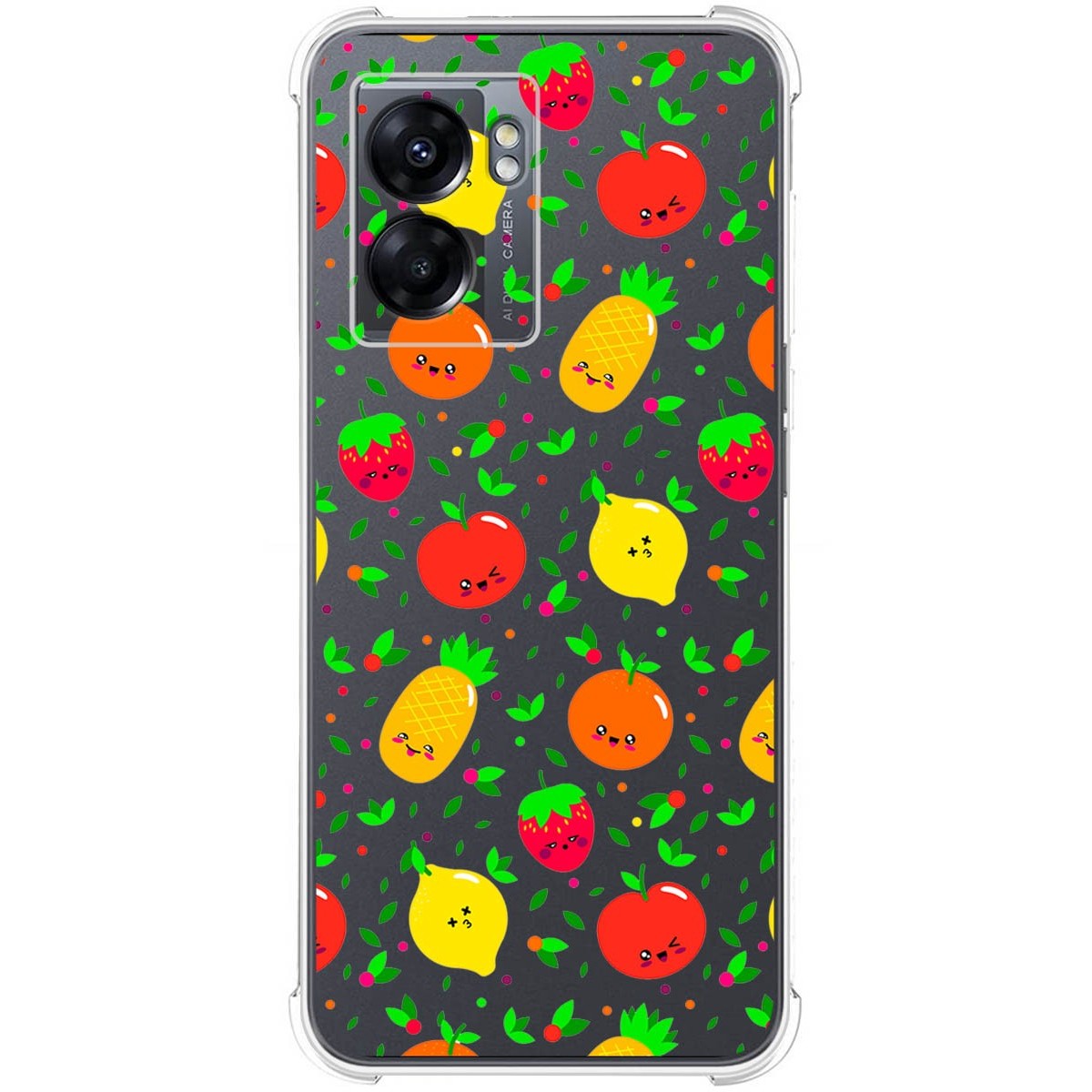 Funda Silicona Antigolpes para Realme Narzo 50 5G diseño Frutas 01 Dibujos