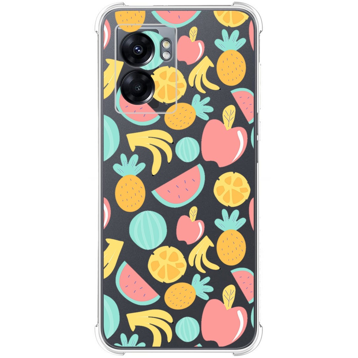 Funda Silicona Antigolpes para Realme Narzo 50 5G diseño Frutas 02 Dibujos