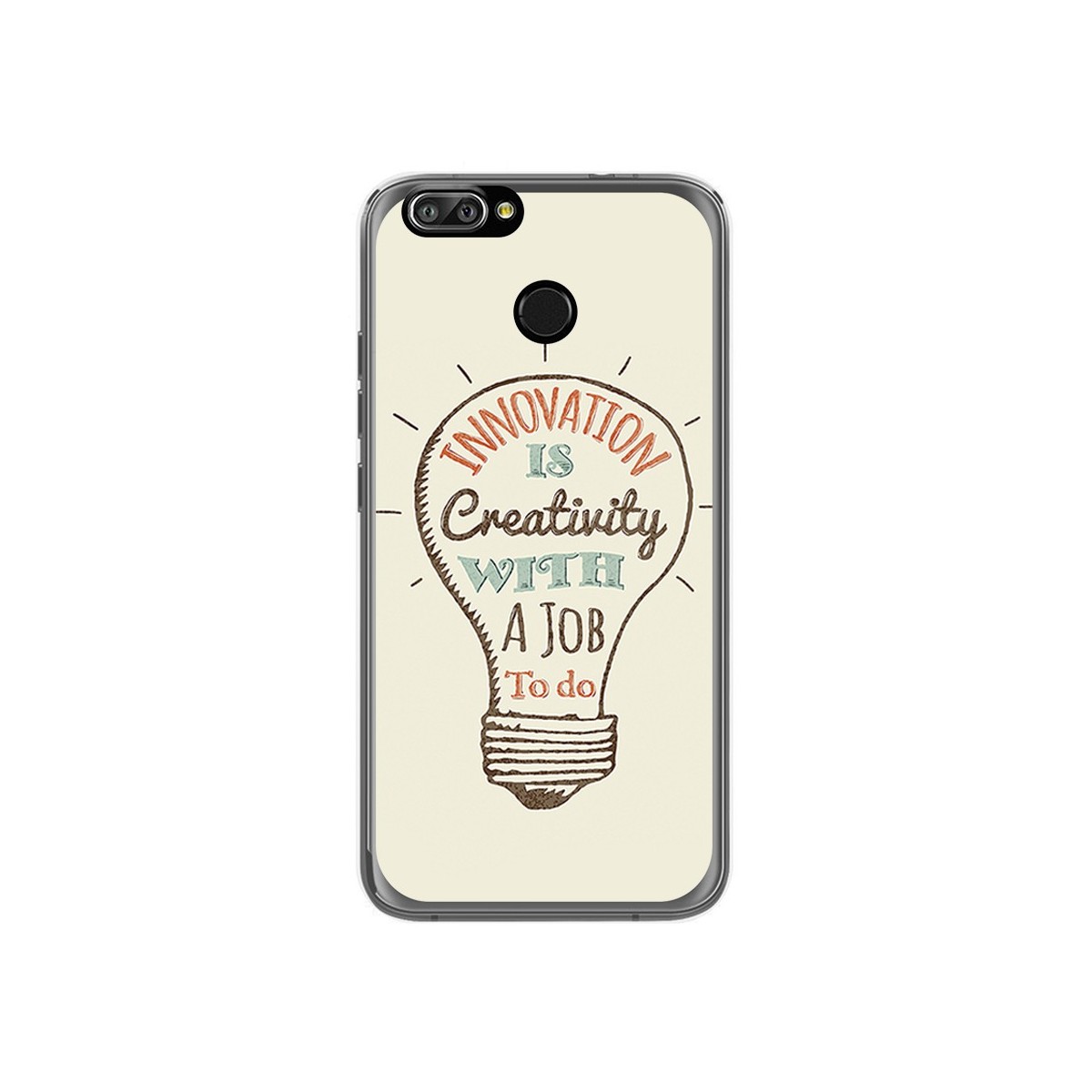 Funda Gel Tpu para Oukitel U22 Diseño Creativity Dibujos