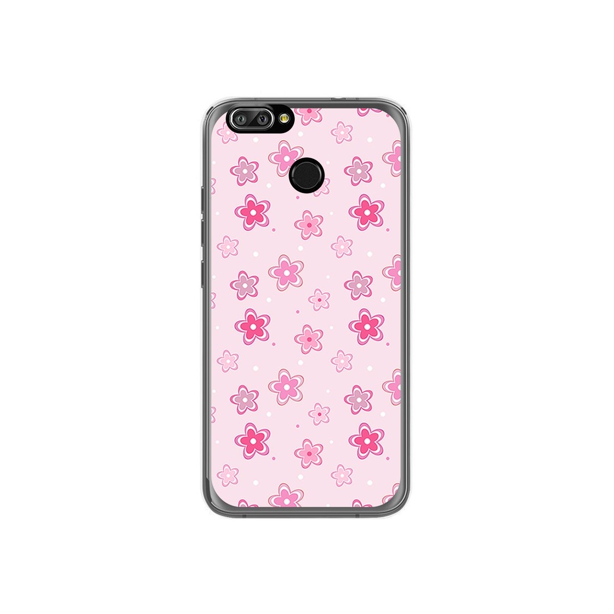 Funda Gel Tpu para Oukitel U22 Diseño Flores Dibujos
