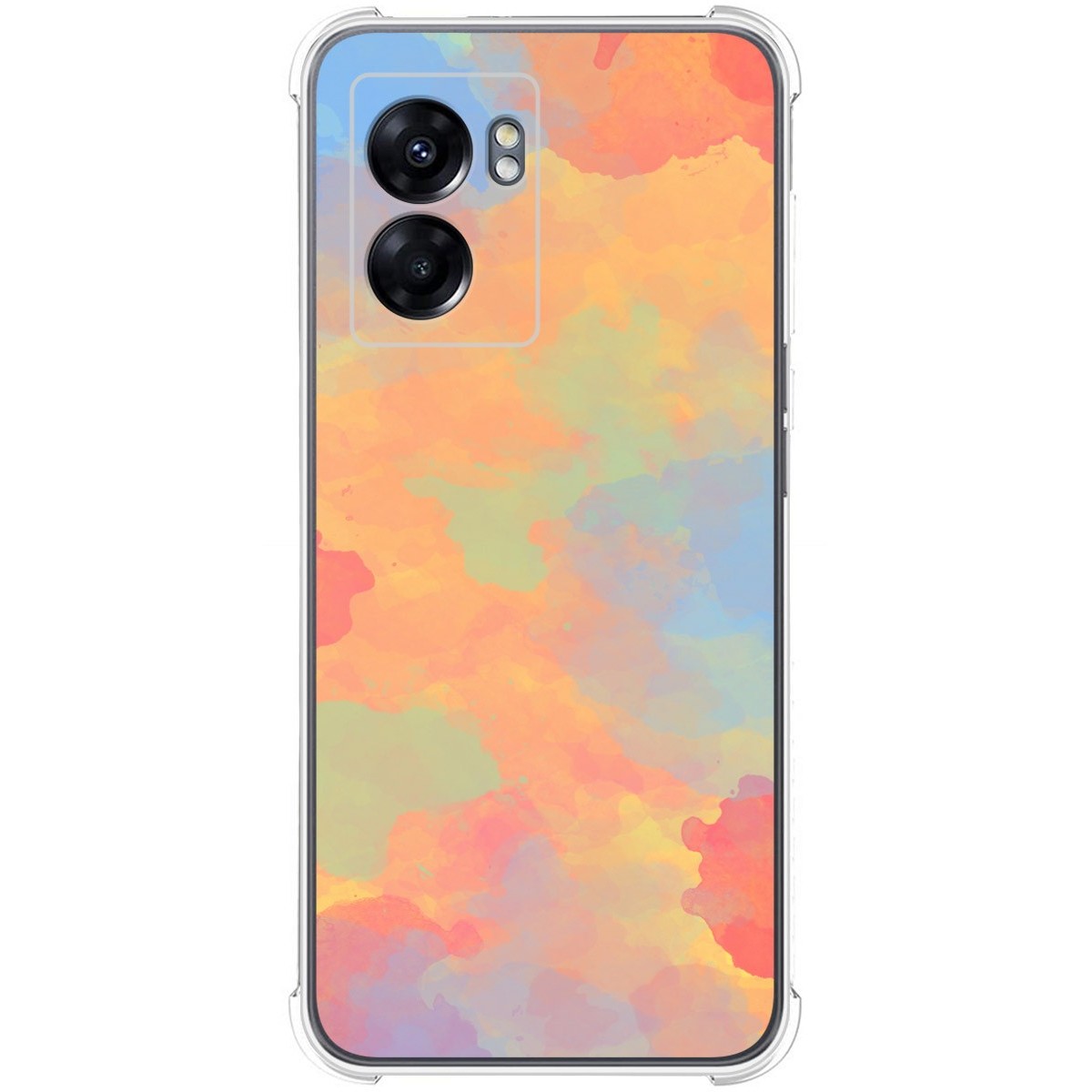 Funda Silicona Antigolpes para Realme Narzo 50 5G diseño Acuarela 08 Dibujos